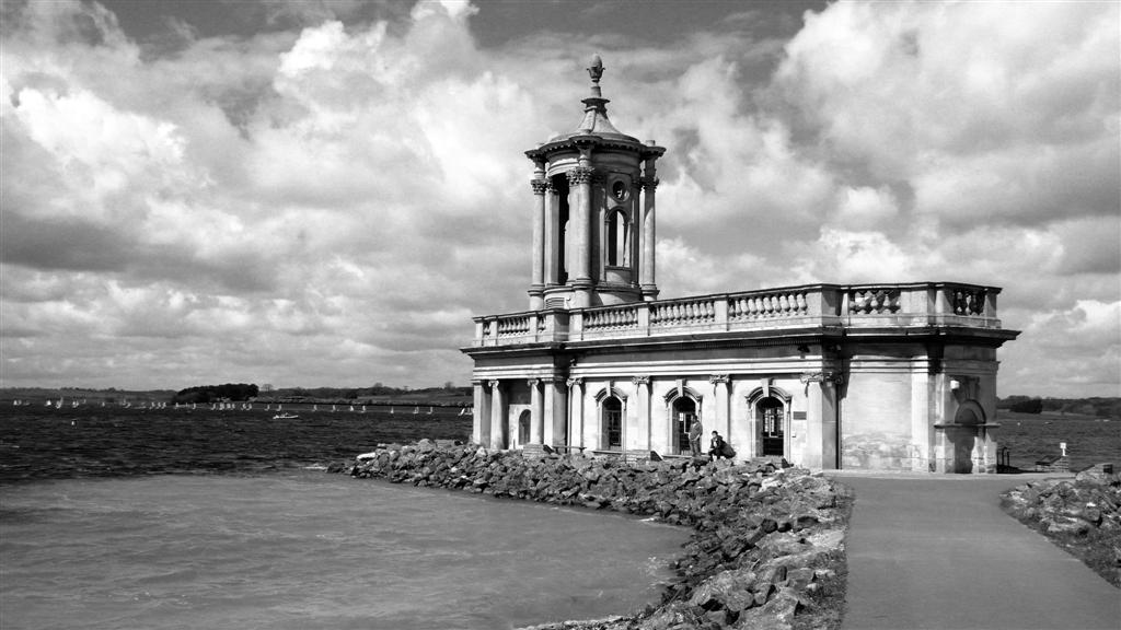The remains of St. Matthew's Church, Normanton on Rutland Water